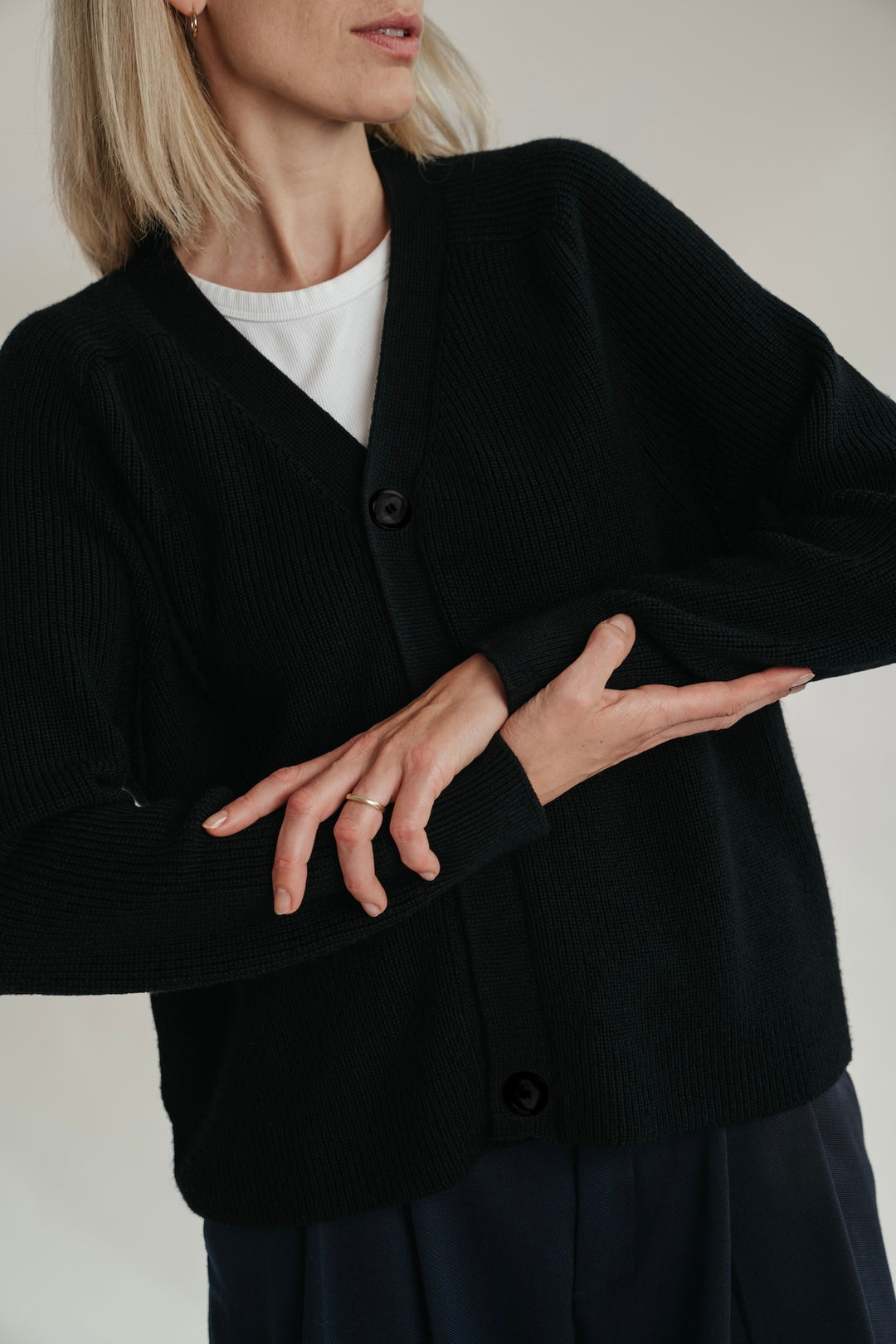 Strickjacke aus Wolle (Merino)